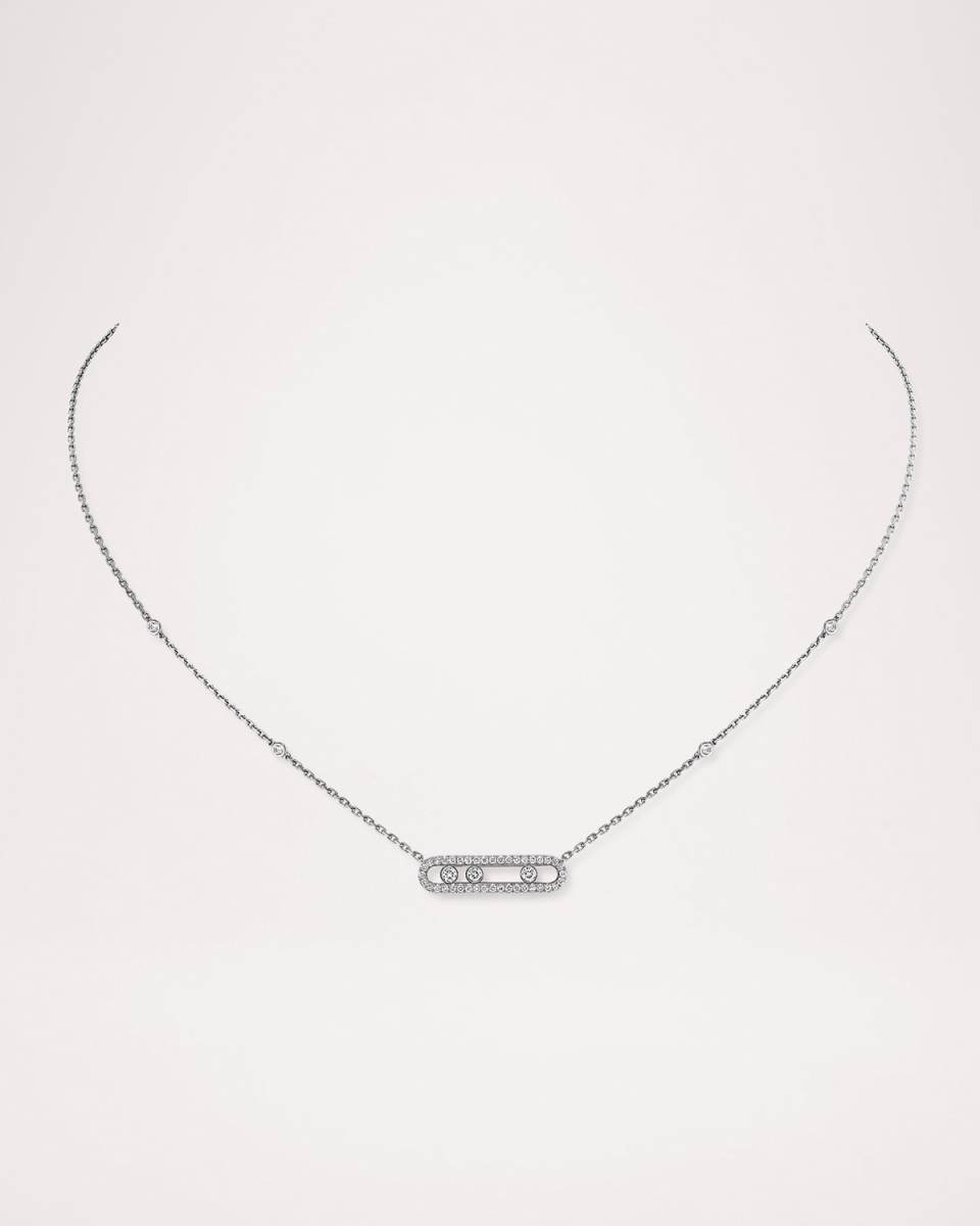 BABY MOVE PAVE DIAMOND NECKLACE